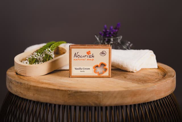 Nourish Vanilla Cream in a box
